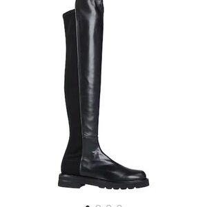 Stuart Weitzman 5050 Flat boots Women’s Black Leather